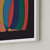 "Fragments" - Art Print in Chalkboard by Romina Gadler - Frame Close-up