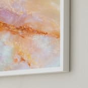 "Opal Essence" - Art Print in peach opal by KIMBERLY SMITH - Frame Close-up