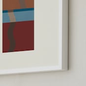 "Rise 2" - Art Print in Rustic by Baumbirdy - Frame Close-up