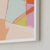 "The light" - Art Print in Taffy by Alicia Schultz - Frame Close-up