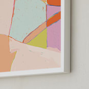 "The light" - Art Print in Taffy by Alicia Schultz - Frame Close-up
