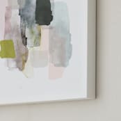 "Weathered" - Art Print in Slate by Melanie Severin - Frame Close-up