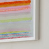 "Inner Light" - Art Print in Vibrant Pastel by HAPI ART - Frame Close-up
