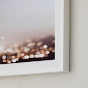 "Warm Evening I" - Art Print in City Sky by Caroline Mint - Frame Close-up