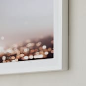 "Warm Evening I" - Art Print in City Sky by Caroline Mint - Frame Close-up