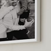 "The Big Picture: Father's Day Framed Photo" - Framed Photo in White by Minted - Frame Close-up