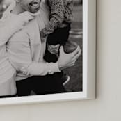 "The Big Picture: Father's Day Framed Photo" - Framed Photo in White by Minted - Frame Close-up