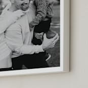 "The Big Picture: Father's Day Framed Photo" - Framed Photo in White by Minted - Frame Close-up