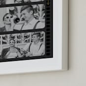 "Vintage Film: Framed Photo" - Framed Photo in Noir by Christie Garcia - Frame Close-up
