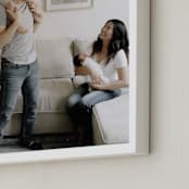 "The Big Picture: Mother's Day Framed Photo" - Framed Photo in White by Minted - Frame Close-up