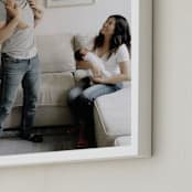 "The Big Picture: Mother's Day Framed Photo" - Framed Photo in White by Minted - Frame Close-up