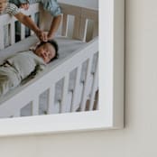"The Big Picture: Mother's Day Framed Photo" - Framed Photo in White by Minted - Frame Close-up
