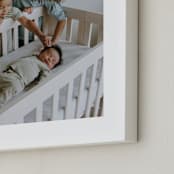 "The Big Picture: Mother's Day Framed Photo" - Framed Photo in White by Minted - Frame Close-up