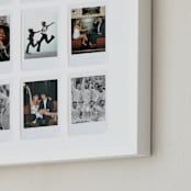 "Nine Photo: Portrait Framed Photo" - Framed Photo in Cloud by Olivia Kanaley Inman - Frame Close-up