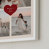 "Heart Tag: Portrait Framed Photo" - Framed Photo in Cookie Dough by Stacy Maalouf - Frame Close-up