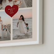 "Heart Tag: Portrait Framed Photo" - Framed Photo in Cookie Dough by Stacy Maalouf - Frame Close-up