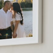 "The Big Picture: Valentine's Framed Photo" - Framed Photo in White by Minted - Frame Close-up
