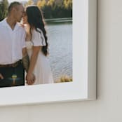 "The Big Picture: Valentine's Framed Photo" - Framed Photo in White by Minted - Frame Close-up