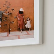"The Big Picture" - Framed Photo in White by Minted - Frame Close-up