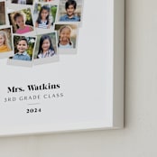 "Apple for the Teacher" - Framed Photo in Apple Green by Laura Bolter - Frame Close-up