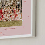"Drops of Love: Portrait Framed Photo" - Framed Photo in Cream by Leia Matt - Frame Close-up