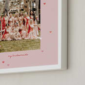 "Drops of Love: Portrait Framed Photo" - Framed Photo in Cream by Leia Matt - Frame Close-up