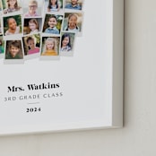 "Apple for the Teacher" - Framed Photo in Apple Green by Laura Bolter - Frame Close-up