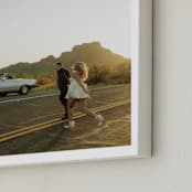 "The Big Picture: Portrait Framed Photo" - Framed Photo in White by Minted - Frame Close-up