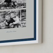 "Stacked Two Photo: Framed Photo" - Framed Photo in Winter Berry by Blustery August - Frame Close-up