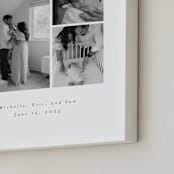 "Family Gallery: Portrait Framed Photo" - Framed Photo in Snow by Emily Sabol Goss - Frame Close-up