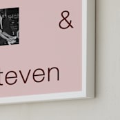 "Bold Love: Framed Photo" - Framed Photo in Blush by Minted - Frame Close-up