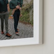 "The Big Picture: Father's Day Framed Photo" - Framed Photo in White by Minted - Frame Close-up