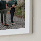 "The Big Picture: Father's Day Framed Photo" - Framed Photo in White by Minted - Frame Close-up