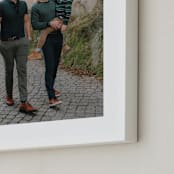 "The Big Picture: Father's Day Framed Photo" - Framed Photo in White by Minted - Frame Close-up