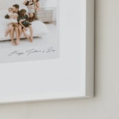 "Classic Snap: Portrait Framed Photo" - Framed Photo in Quartz by Minted - Frame Close-up