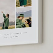 "Graduate Gallery: Portrait Framed Photo" - Framed Photo in Snow by Emily Sabol Goss - Frame Close-up