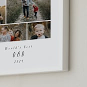 "Seven Photo: Portrait Framed Photo" - Framed Photo in Snow by Lori Wemple - Frame Close-up