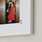 "Ace of Diamonds: Framed Photo " - Framed Photo in White by Minted - Frame Close-up