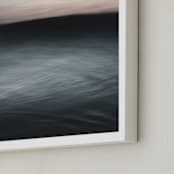 "The Uniqueness of Waves XXVIII" - Art Print in Dusk Green by Tal Paz-Fridman - Frame Close-up