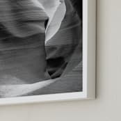 "resiste" - Art Print in Black & White by Kamala Nahas - Frame Close-up