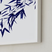 "Tranquil" - Art Print in indigo by indigo studio - Frame Close-up