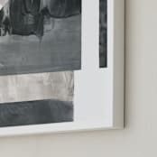 "Indian Sundial" - Art Print in Onyx by Agnes Pierscieniak - Frame Close-up