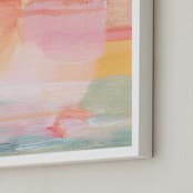 "Rising Light" - Art Print in Sunrise by Hooray Creative - Frame Close-up