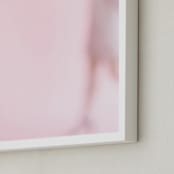 "Rose Colored Glasses" - Art Print in Pastel Pink by Katie Doherty - Frame Close-up