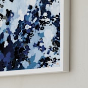 "Mister" - Art Print in Navy by Katie Craig - Frame Close-up