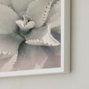 "Southwestern Succulent" - Art Print in Dusty Pastel by Wilder California - Frame Close-up