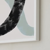 "Alternatives" - Art Print in Classic Mint by Bethania Lima - Frame Close-up
