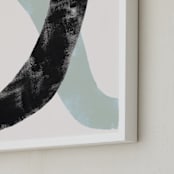 "Alternatives" - Art Print in Classic Mint by Bethania Lima - Frame Close-up