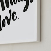 "Always Love" - Art Print in Classic by Maria Clarisse - Frame Close-up