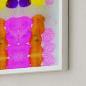 "Hot pink" - Art Print in Hot pink by HAPI ART - Frame Close-up